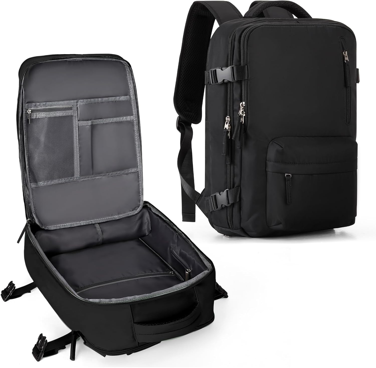 Large Carry on Travel Backpack Women Men,Hiking Gym Waterproof Outdoor Sports Ru