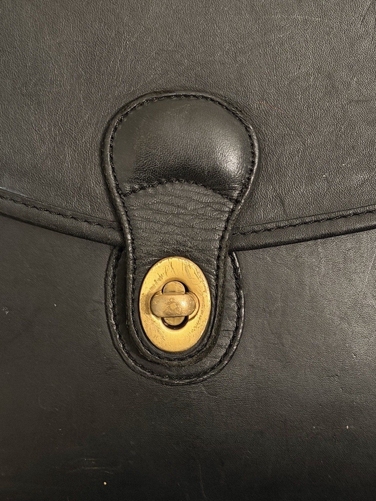 Vintage Leather Briefcase Messenger Bag