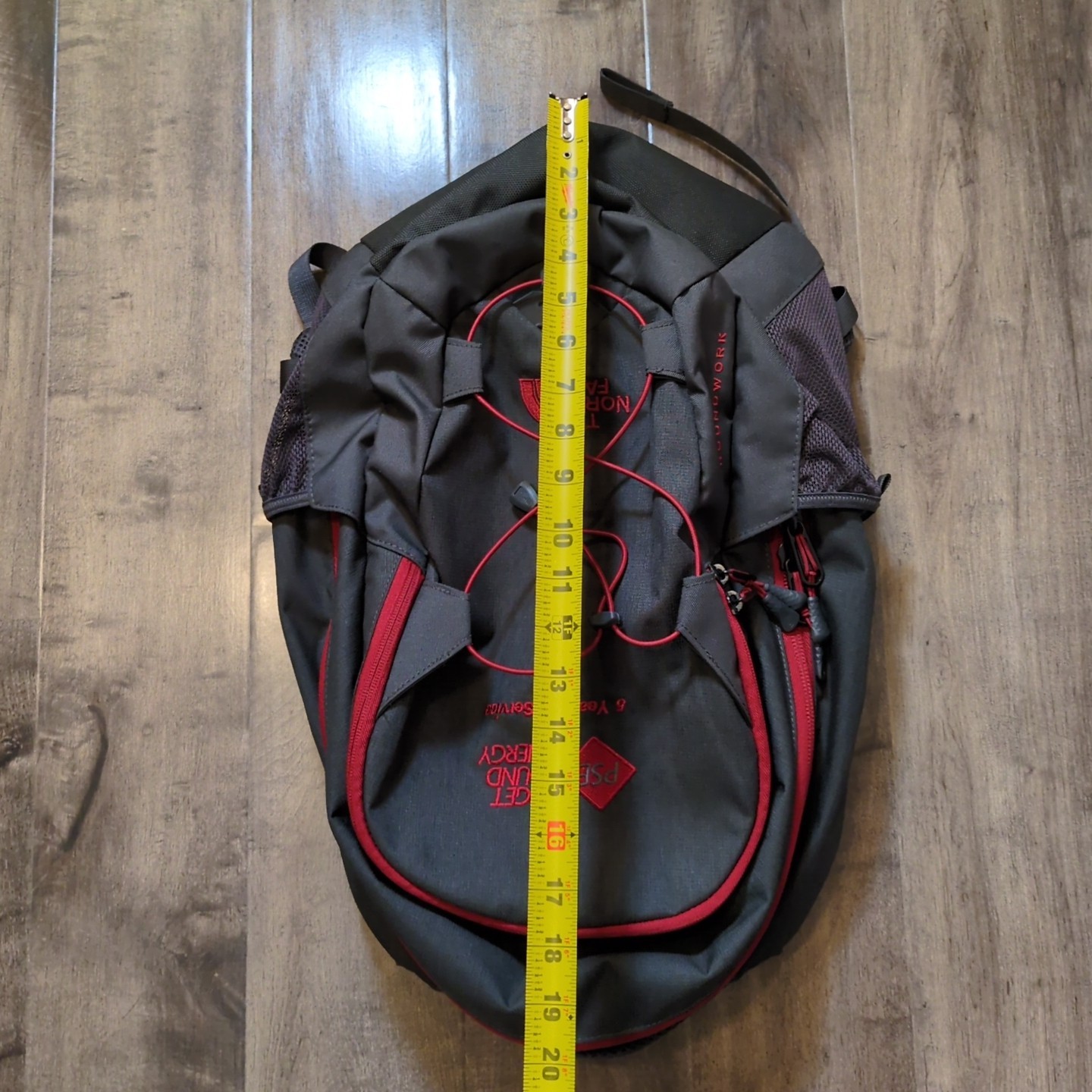 the north face Mens groundwork backpack Gray Logo