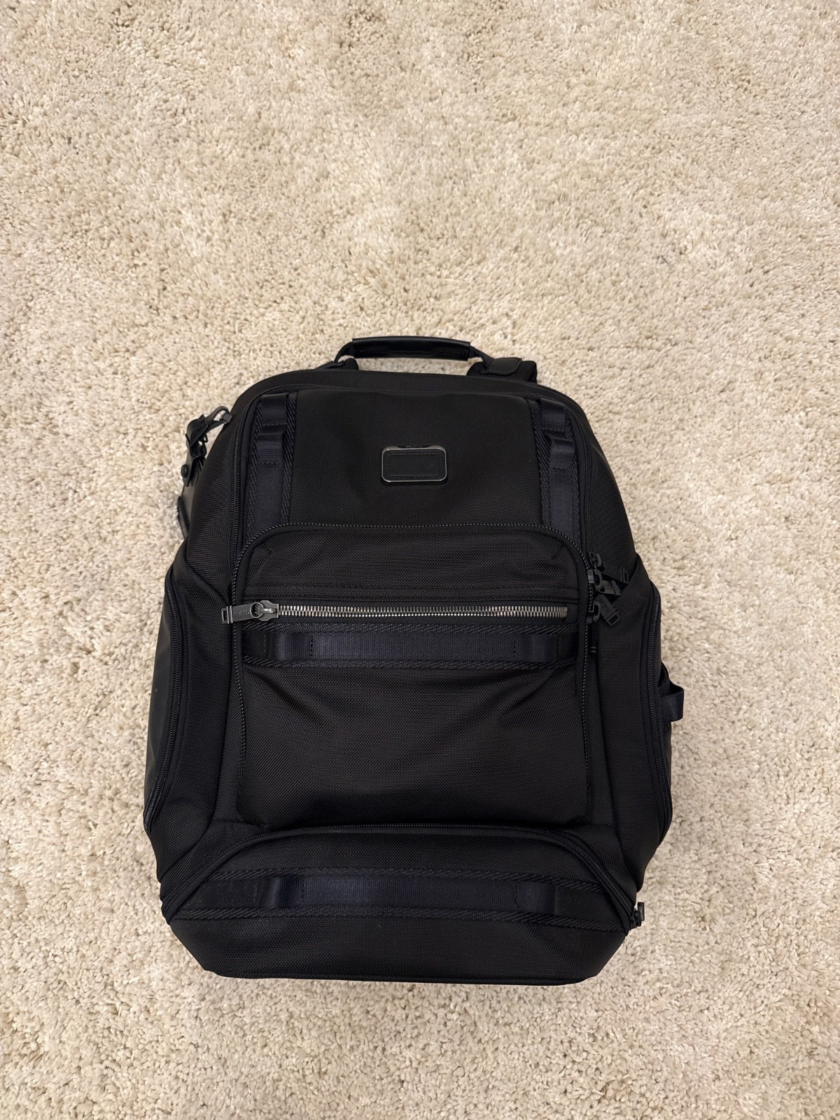 TUMI Alpha Bravo Renegade Backpack Black Ballistic Nylon 17” Laptop 146684-1041