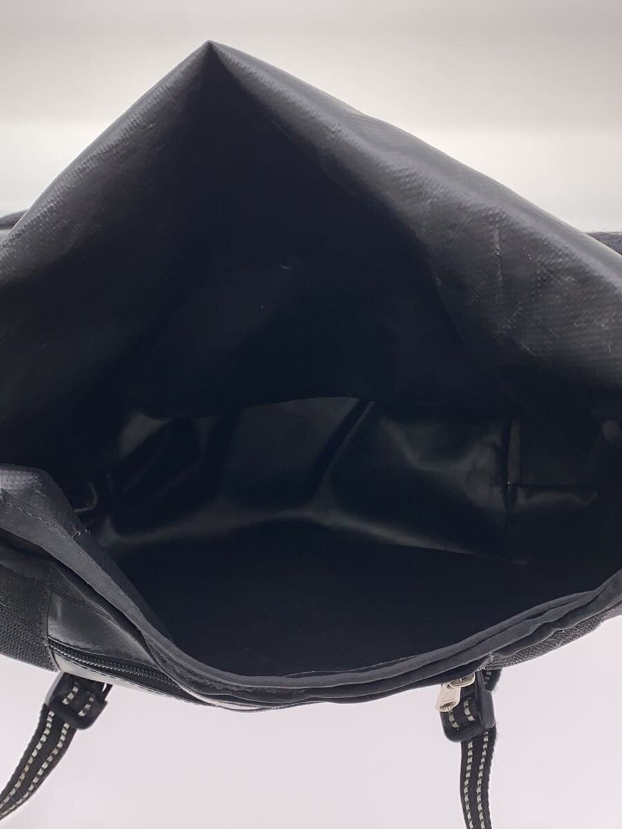 CHROME Shoulder Bag Canvas Black Solid Color