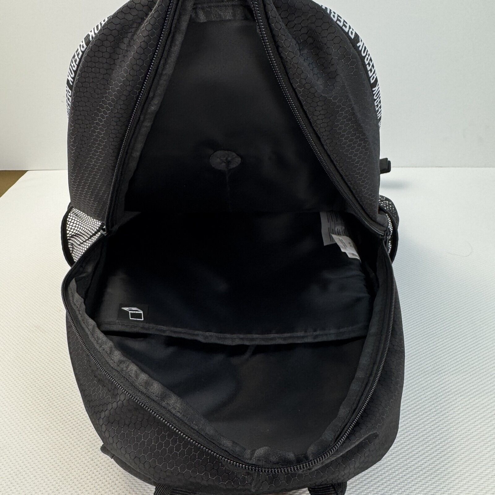 Reebok Backpack Black Lillian With Laptop Compartment Bungee Shoulder Straps