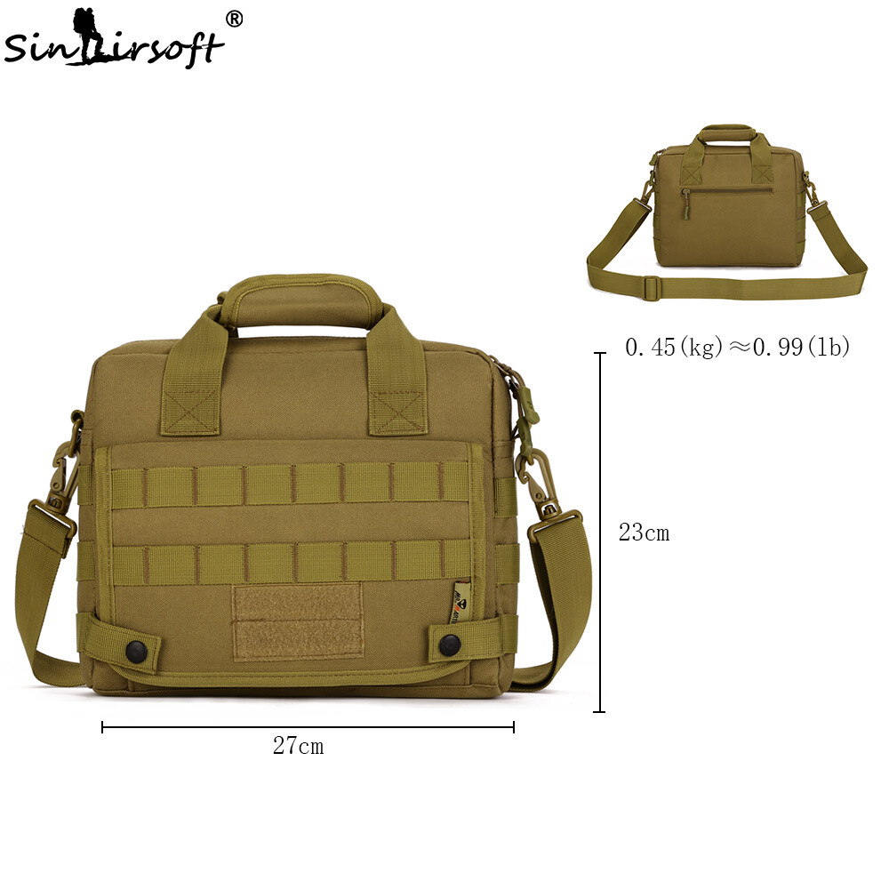 Men Tactical Tote Handbag Briefcase Laptop Shoulder Bag CrossBody Messenger Pack