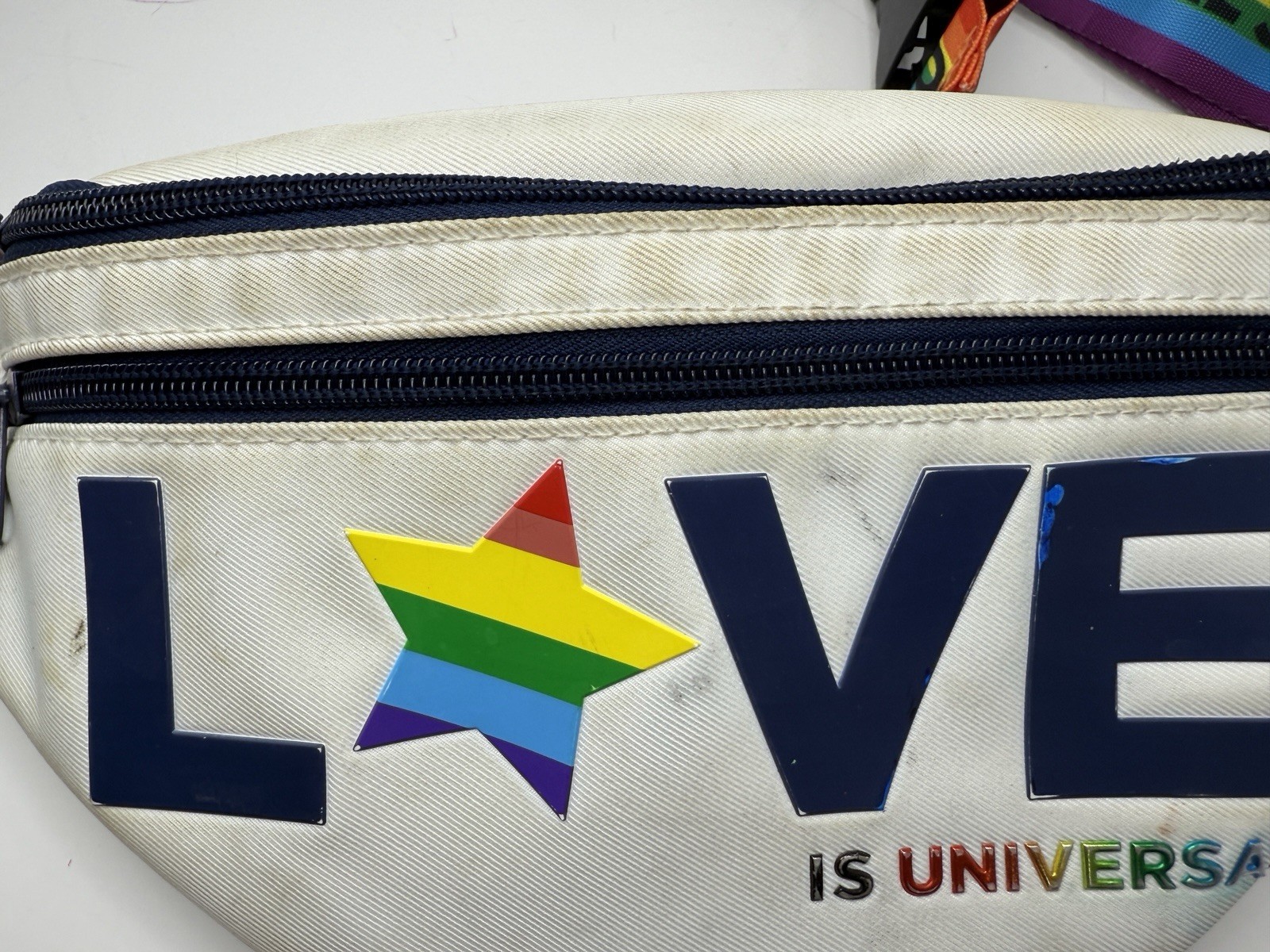 Universal Studios LOVE Pride Rainbow Waist Hip Fanny Pack Crossbody