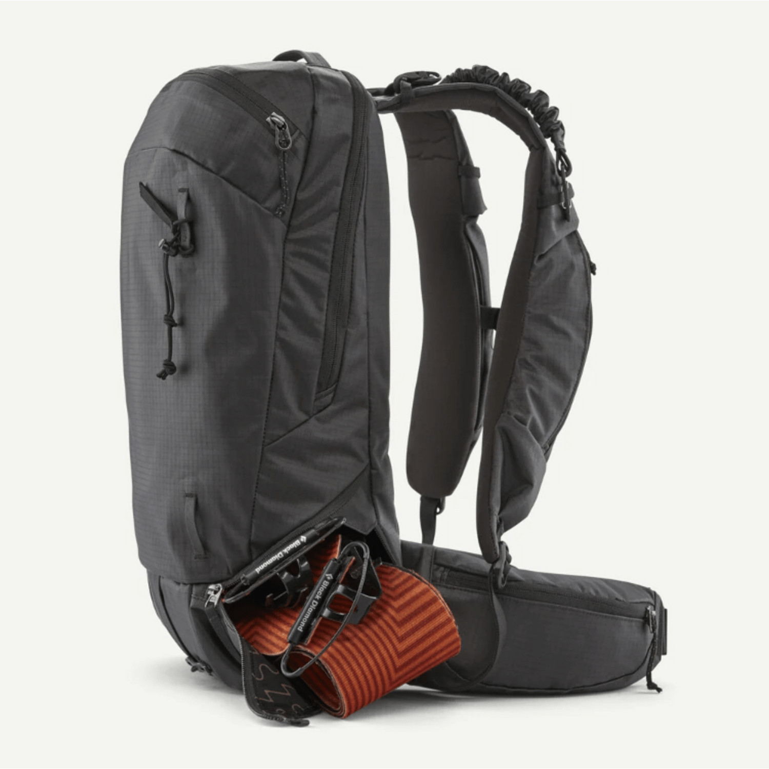 Patagonia Snowdrifter Pack 20L Black Freeride Backcountry Ski Snowboard Backpack…