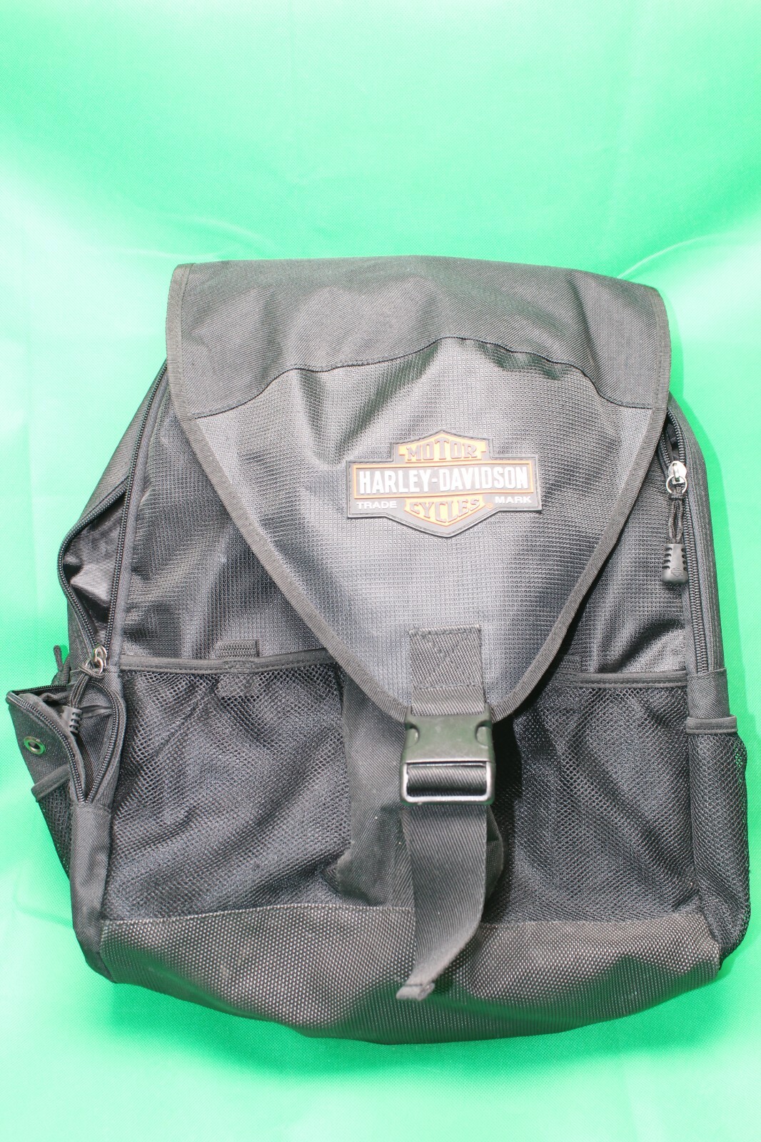 Harley Davidson Motorcycle Large Backpack Adult Helmet Laptop Bag Black