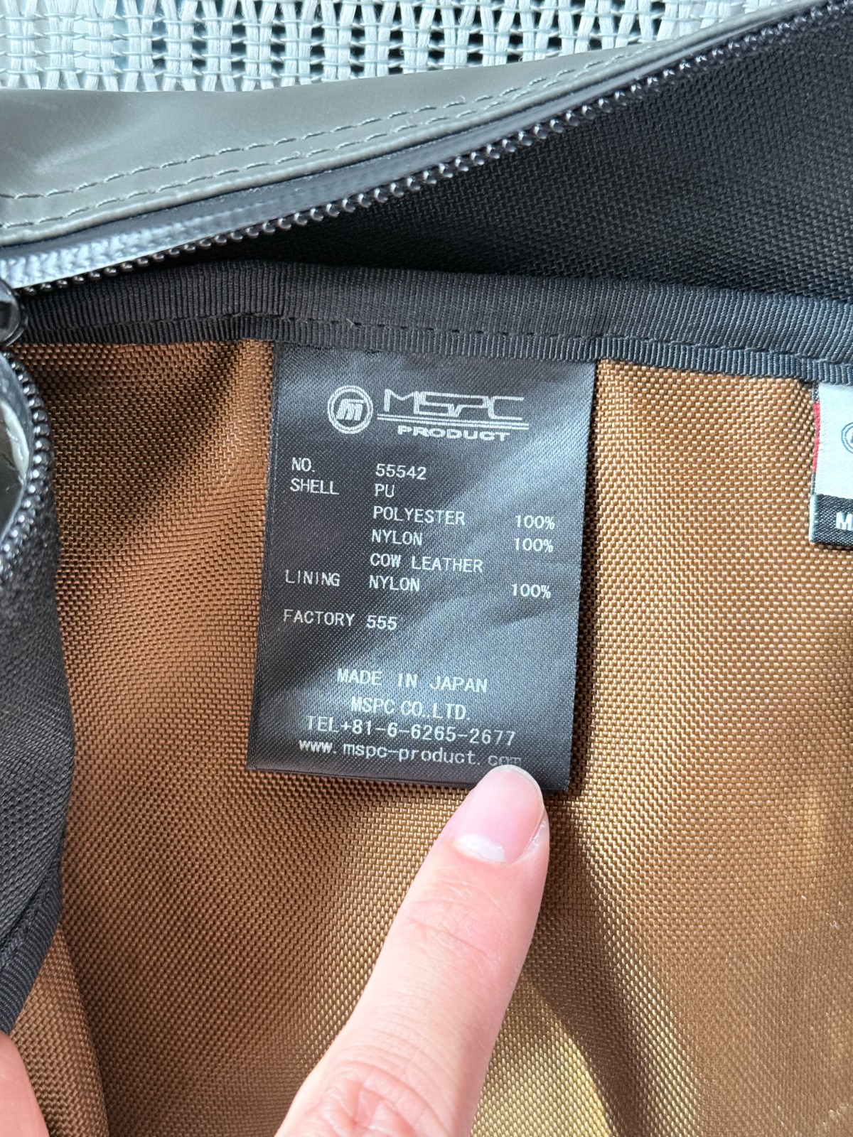 MASTER-PIECE Japan ‘Slick’ Backpack – CORDURA® Nylon & Leather