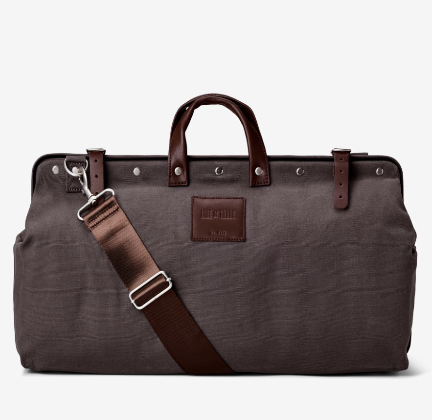 Line of Trade Canvas Weekender Bag NEW – Gray