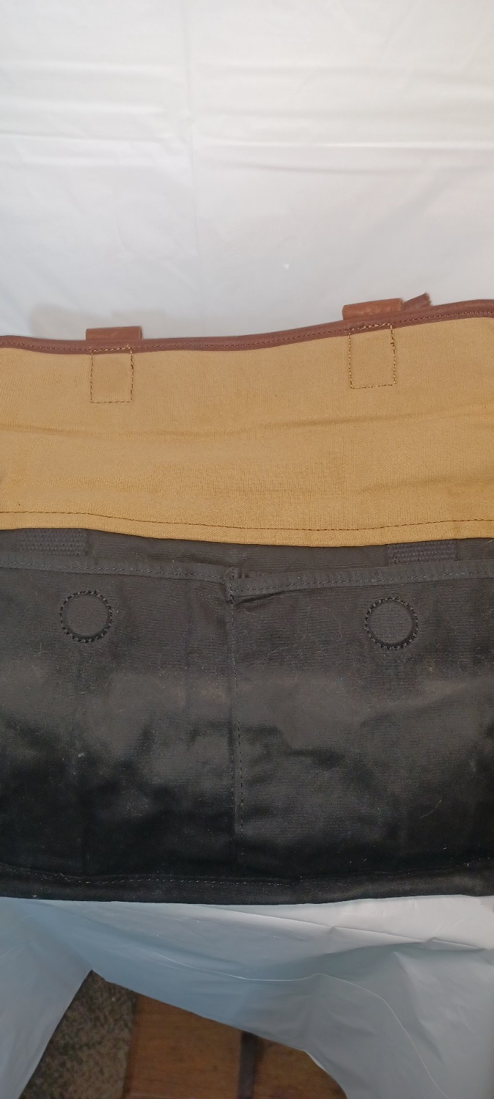 Duluth Trading Co Canvas and Leather Travel Duffle Bag Weekender Carry On Tote