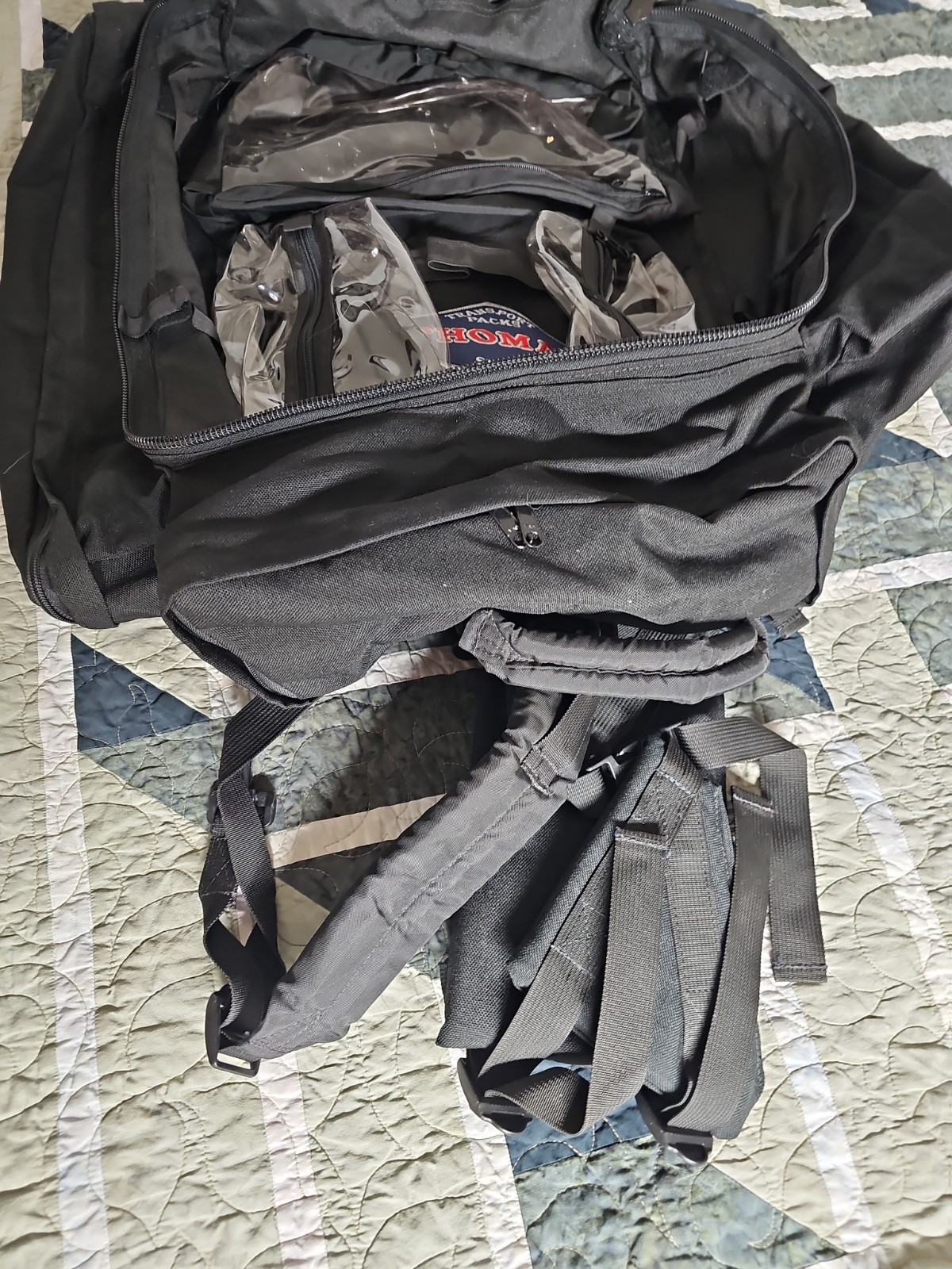 Thomas Transport Back-Pack ALS Medic EMS Emergency Black