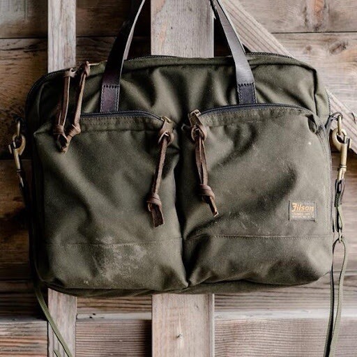 FILSON – Dryden Briefcase – Otter Green – Laptop Bag – Messenger – Man Purse