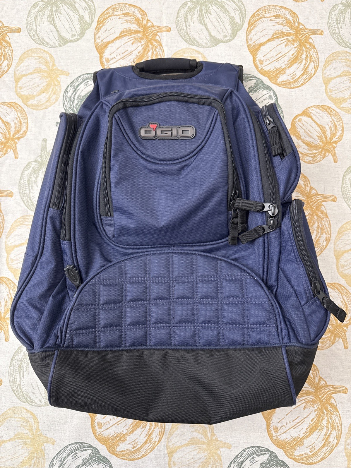 OGIO Metro Backpack Blue 16” Laptop Tech Bag Padded Compartments EUC