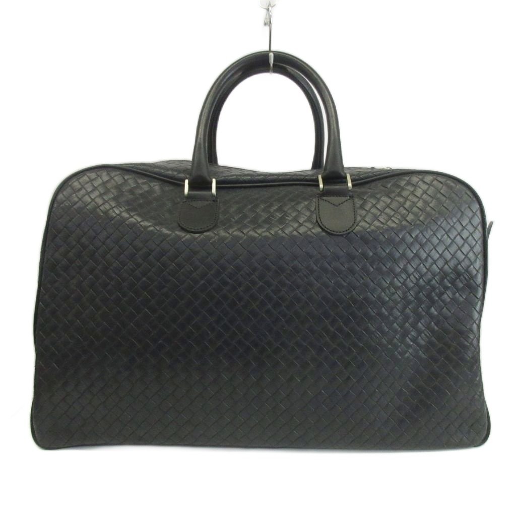 Honma BERES Cowhide Leather Boston Bag Black 11×8.5×4.5in Men’s Vintage B