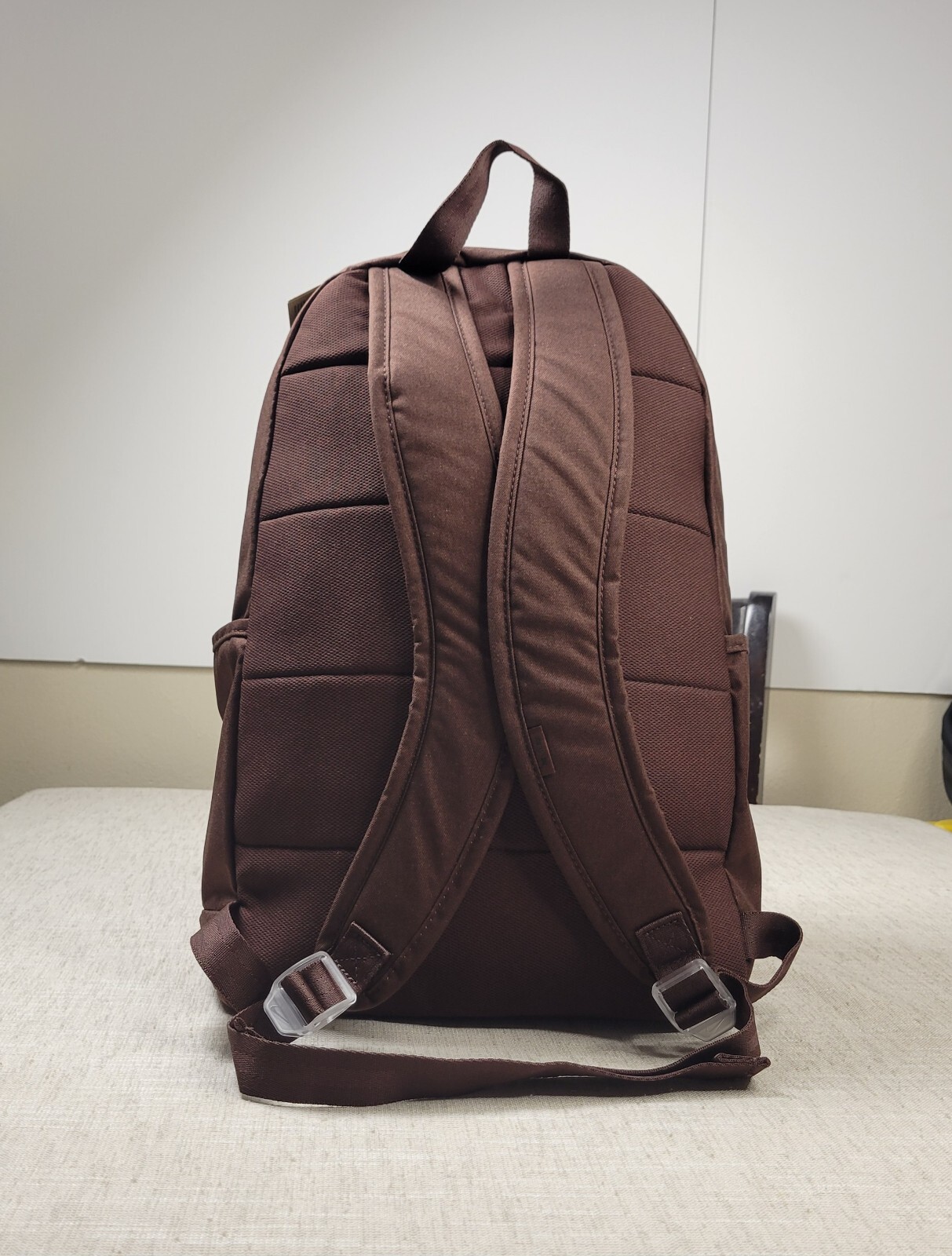 NIKE Elemental Premium Backpack 21L Brown Black Tech Pack Zip Sportswear