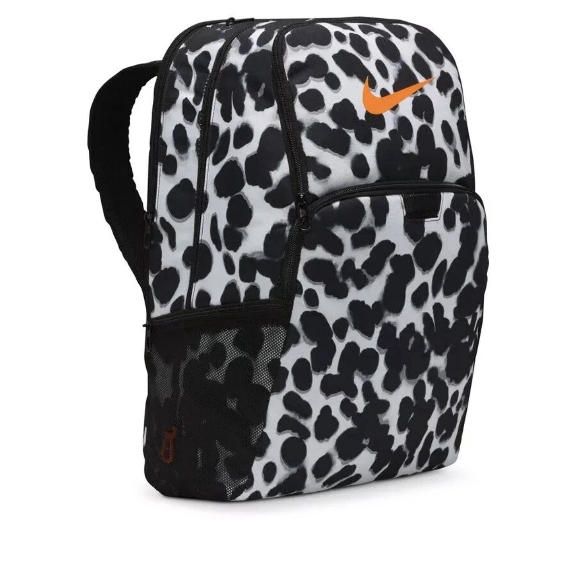 Nike Brasilia Backpack Dalmatian Size XL Aurora Black White Polka Dot FN1357-077