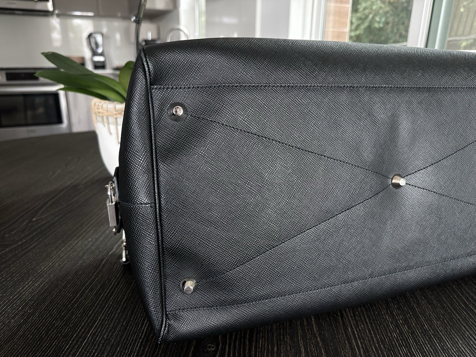 Prada Saffiano Leather Duffle Bag