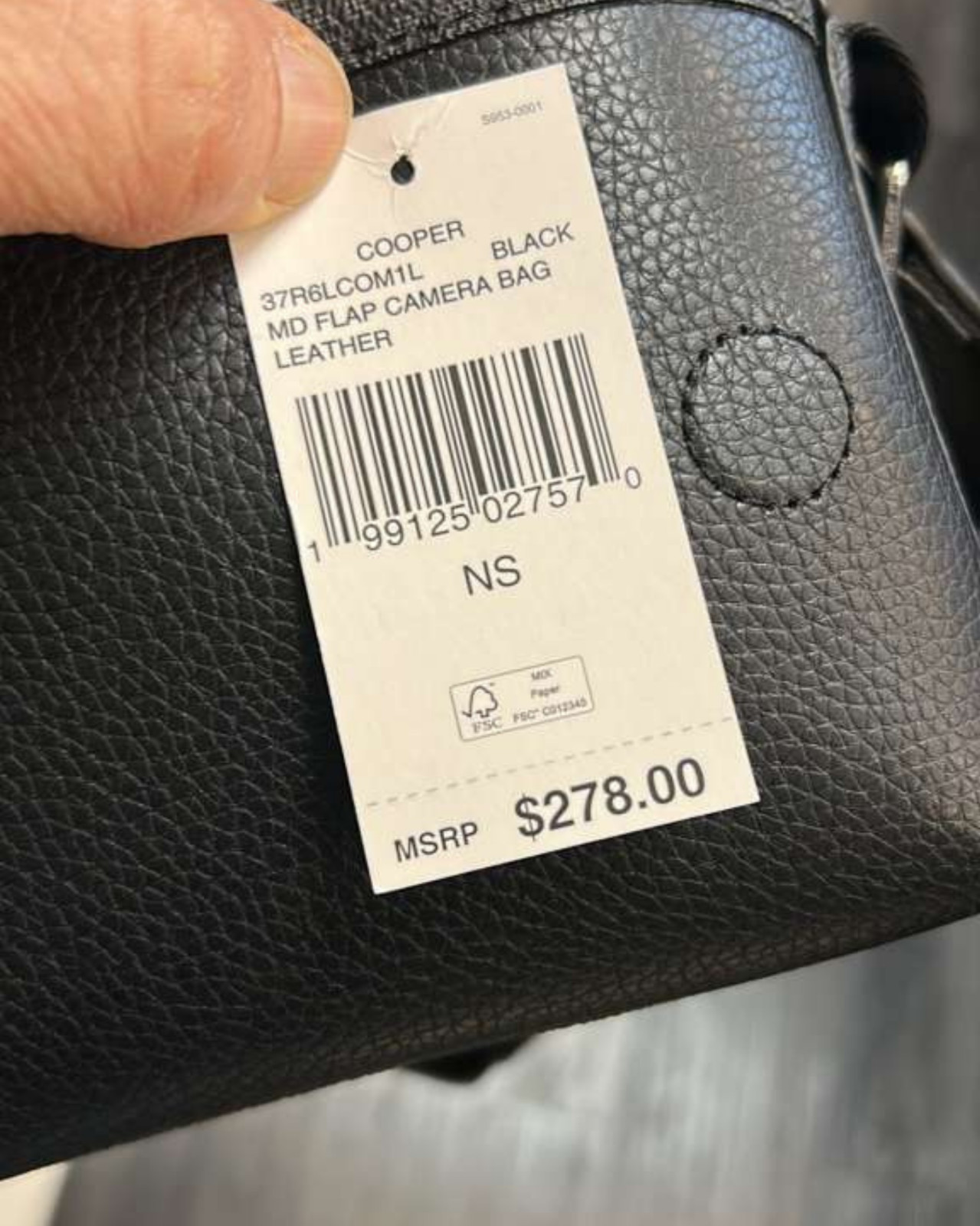 Michael Kors Cooper Men MD Leather & Logo Flap Camera Crossbody Bag Variation