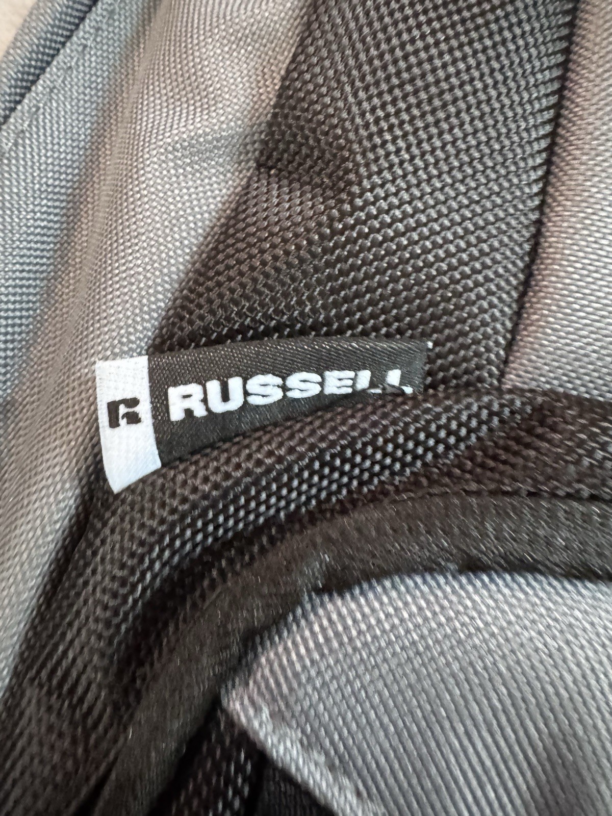 Russell Athletic Grey Backpack With Adjustable Straps & Side Pockets. Brand New