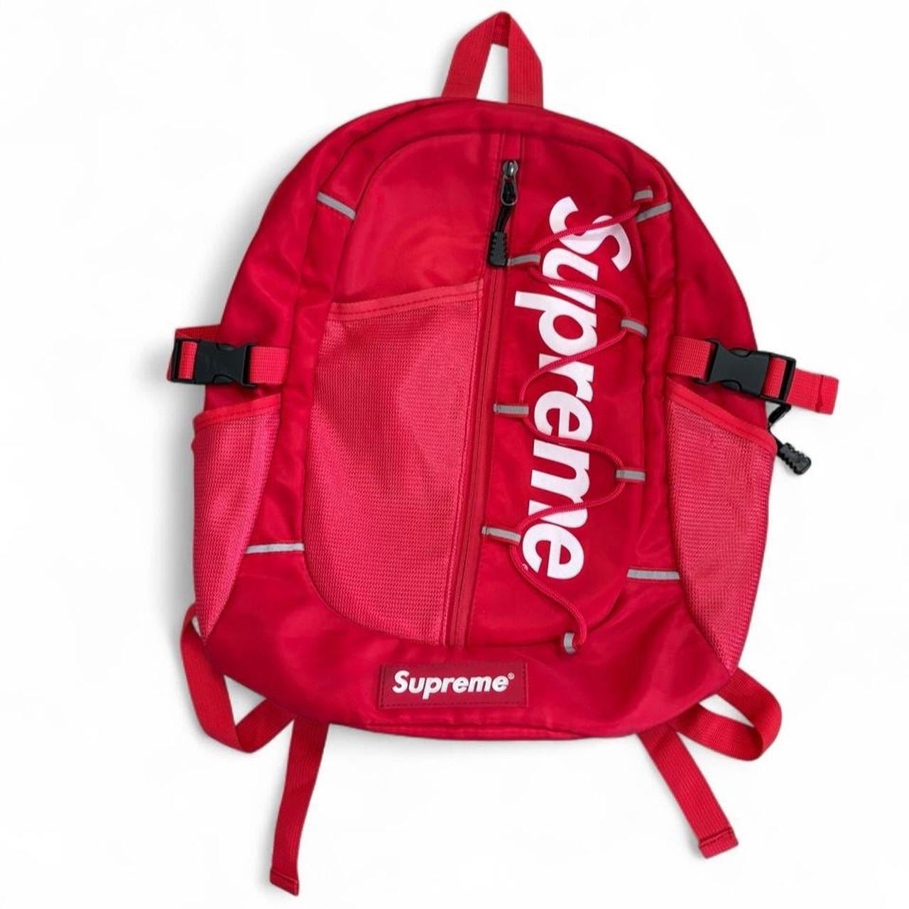 2017 SS17 Supreme 3M Box Logo Travel Backpack Bookbag Red