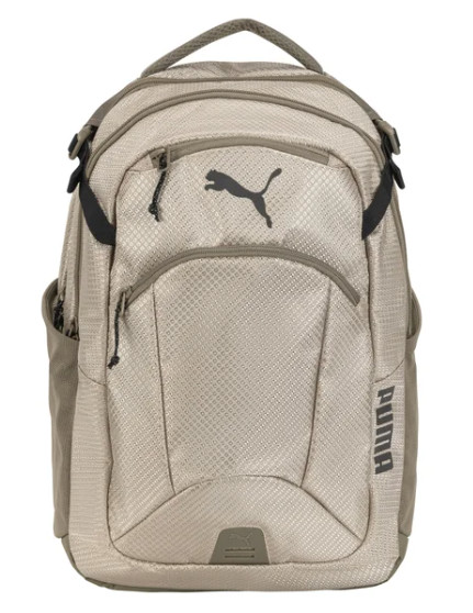 Puma Challenger 2 Reflective Print Backpack Tan