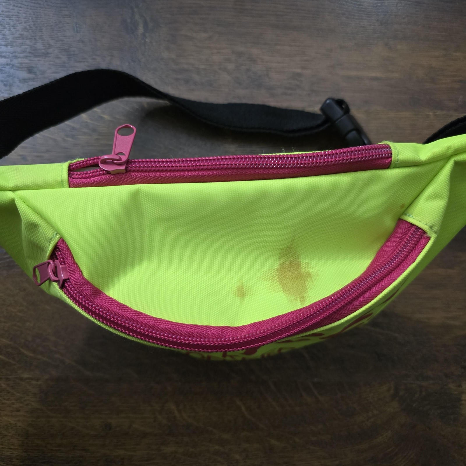 DARE Belt Bag Fanny Pack Yellow Neon 90s To Keep Kids Off Drugs festivals EDC