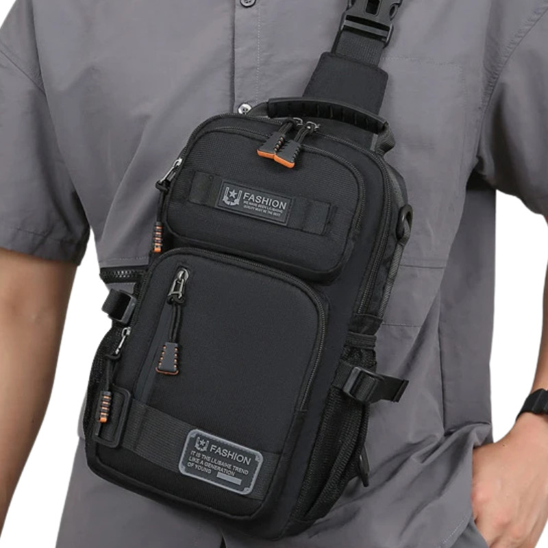 Fashion Men Waist & Chest Crossbody Bag High Quality Casual Bag