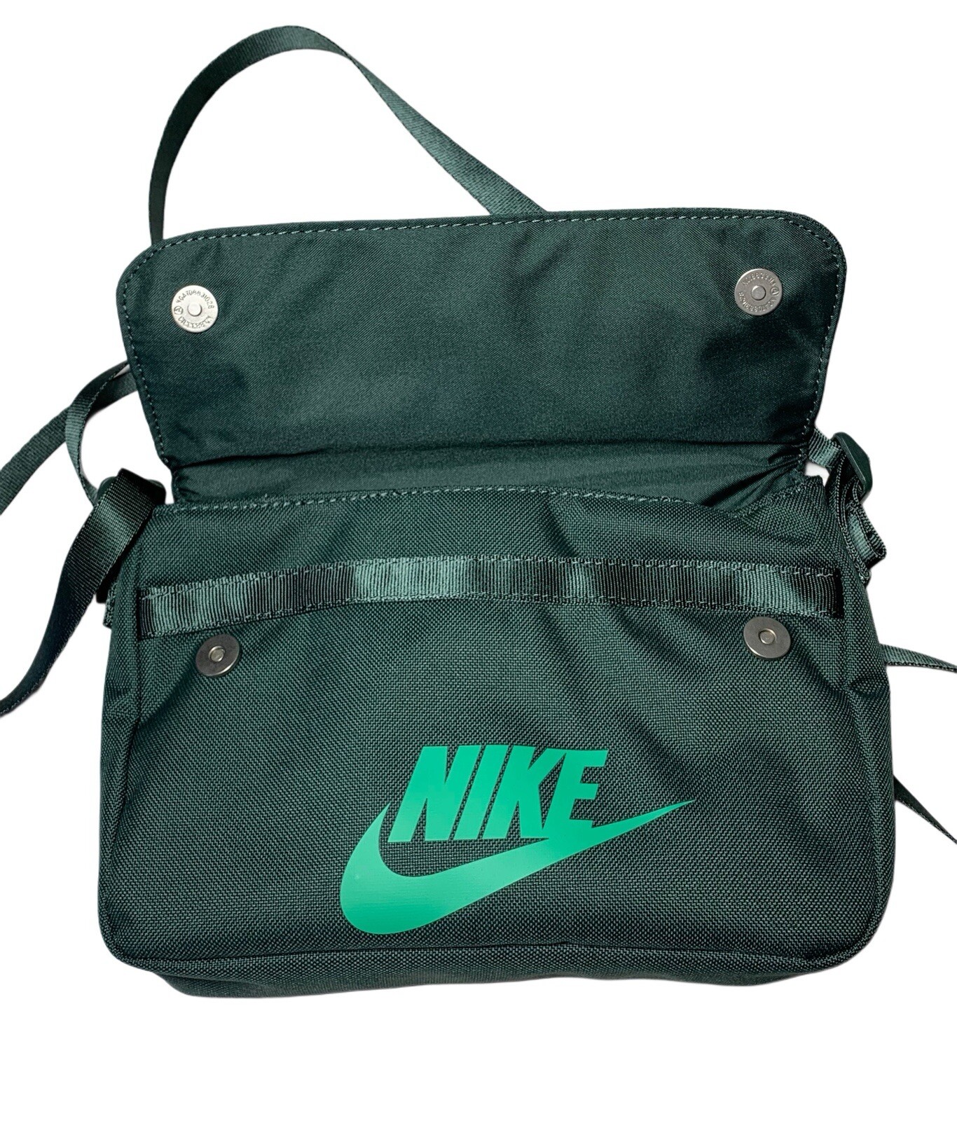 Nike Sportswear Futura Shoulder Bag Olive Green Adjustable Unisex CW9300-338