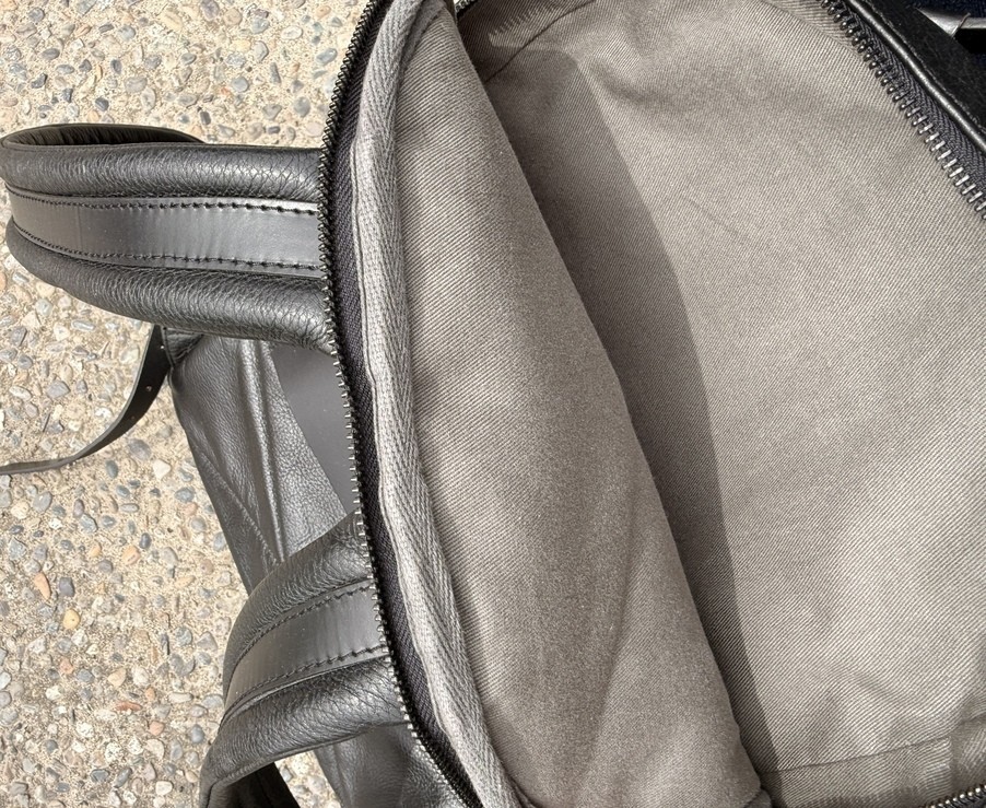 Outback Leather Laptop Backpack – Handcrafted in India – Black
