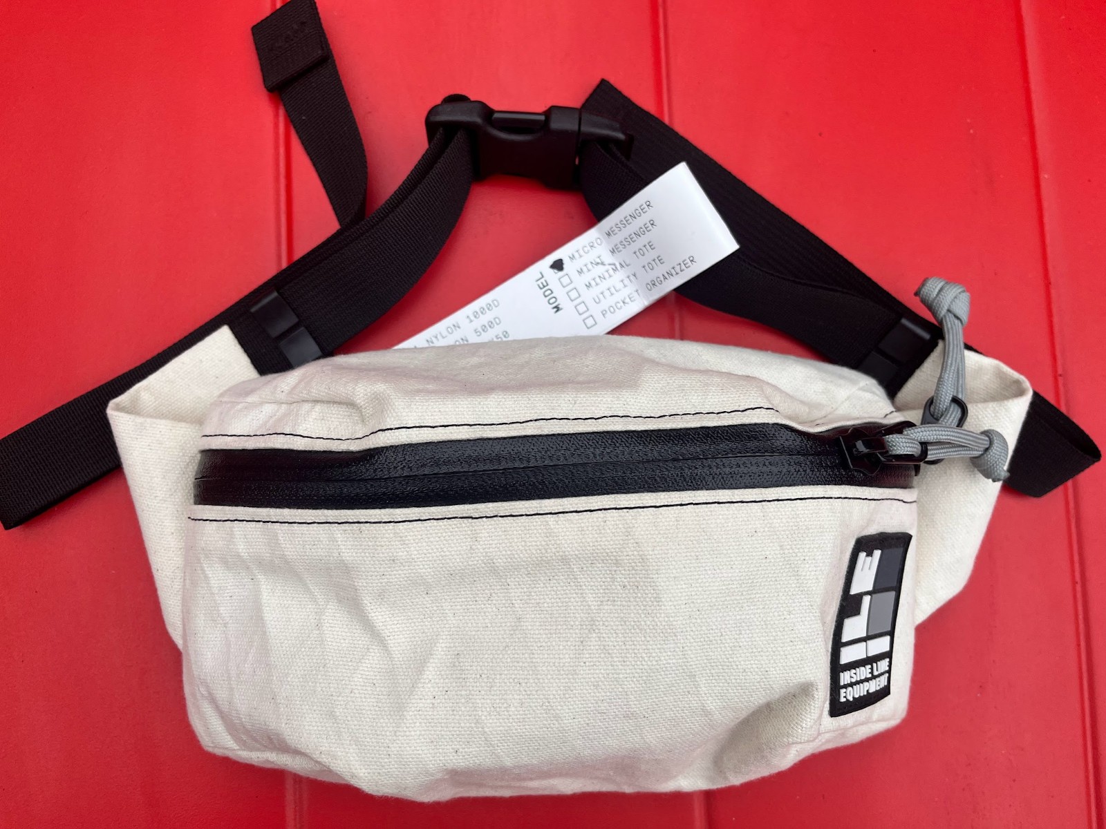 Inside Line Equipment Micro Messenger – NWT – Natural Cotton X-Pac X10