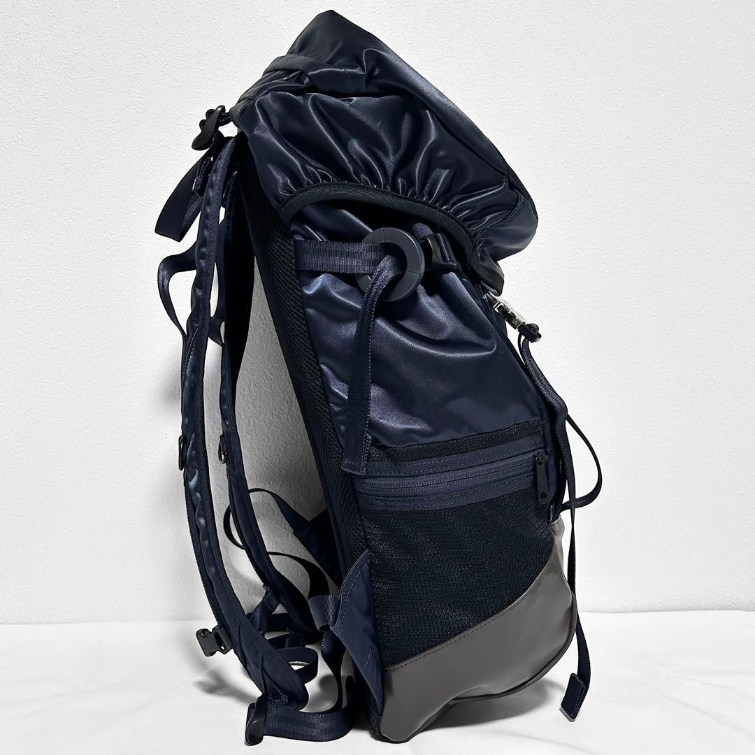 PORTER x SAC’S BAR Collab Backpack Made in Japan Navy Nylon Satin Condition EX