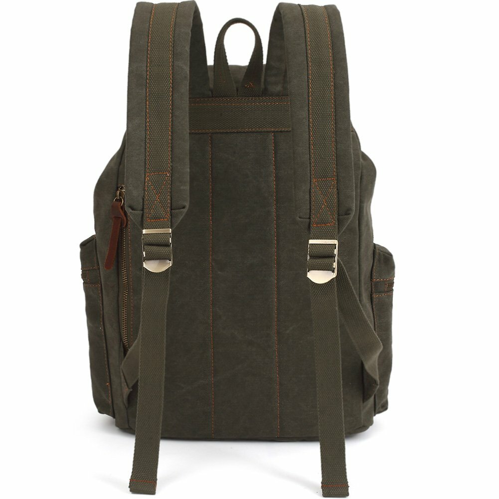 KAUKKO Men WOMEN Vintage Casual Canvas Rucksack Backpack Travel School Bag