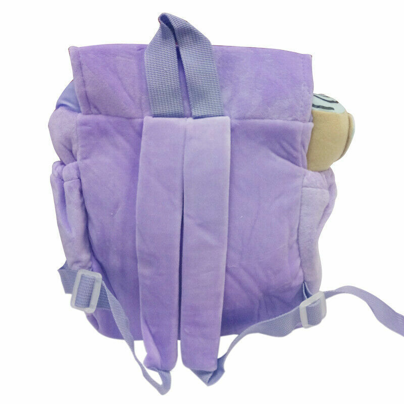 Nickelodeon Purple Dora The Explorer Mr. Face Plush 10″ Backpack Tote with Map