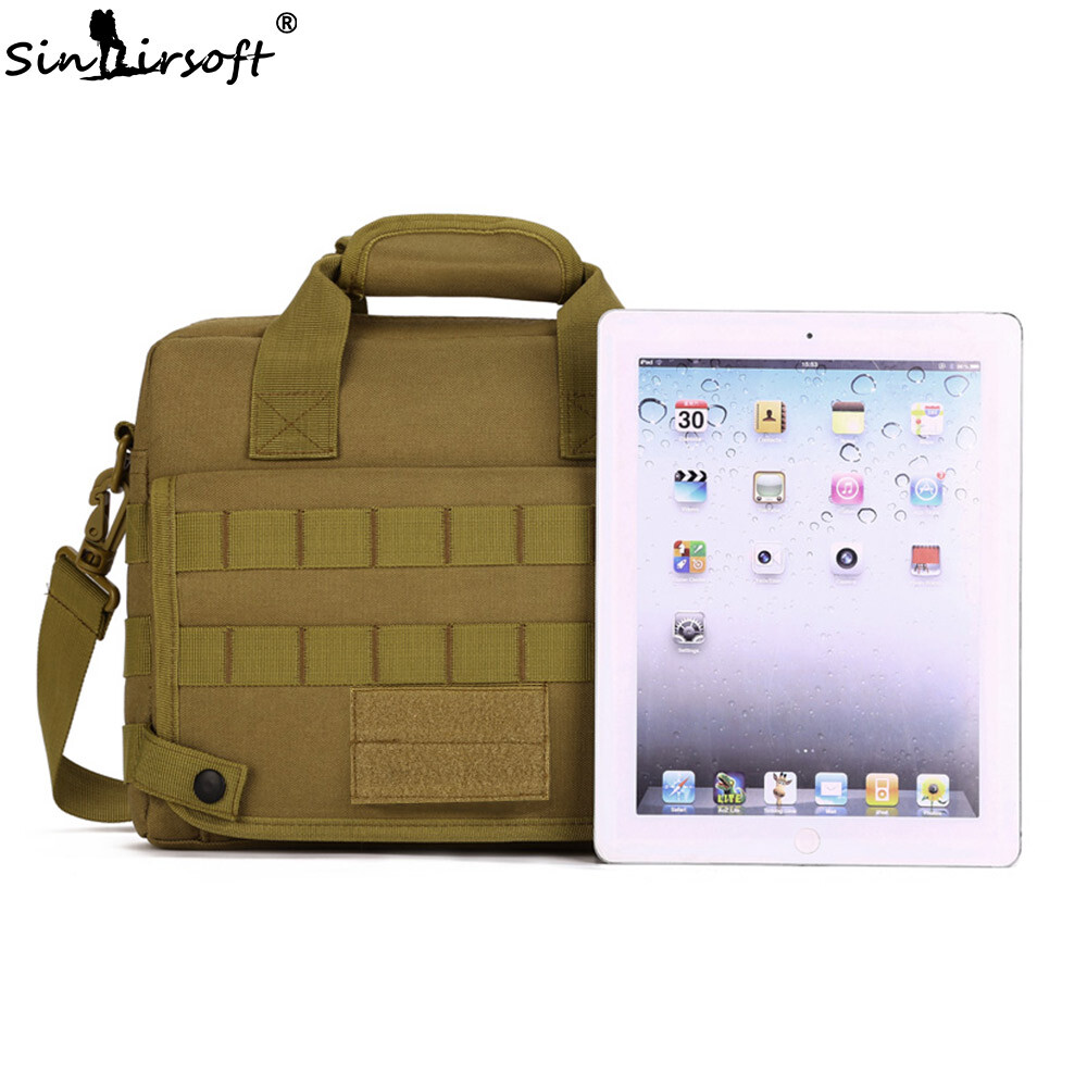 Men Tactical Tote Handbag Briefcase Laptop Shoulder Bag CrossBody Messenger Pack