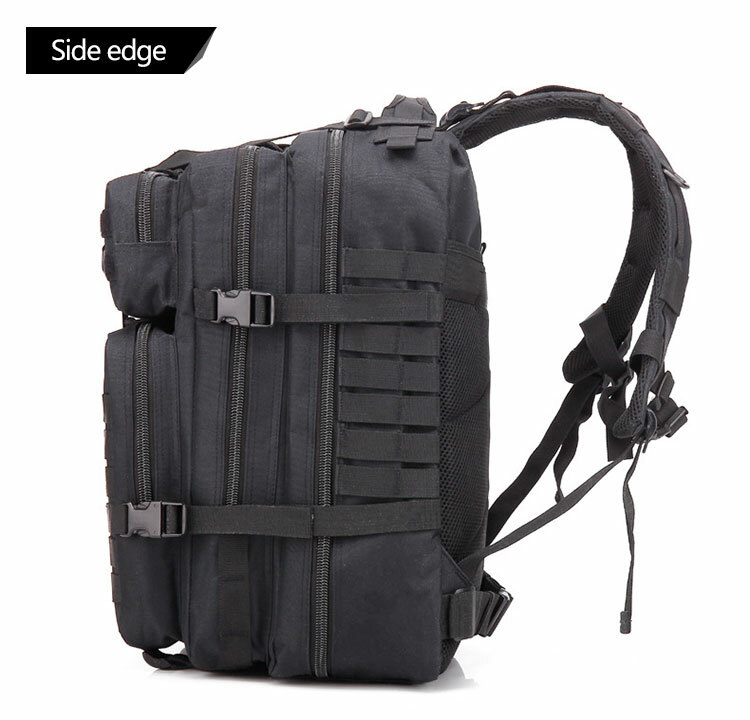 Tactical Backpack 45L Large Rucksack 3 Day Outdoor Military Bag Travel Hiking US