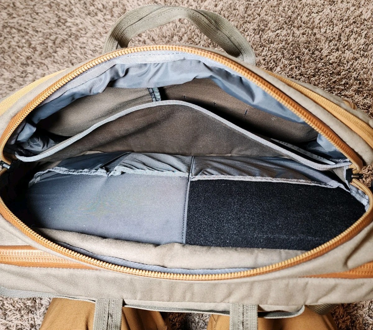 MYSTERY RANCH 3WAY Backpack Briefcase Tan Wood Waxed Canvas 22L Durable 3 WAY