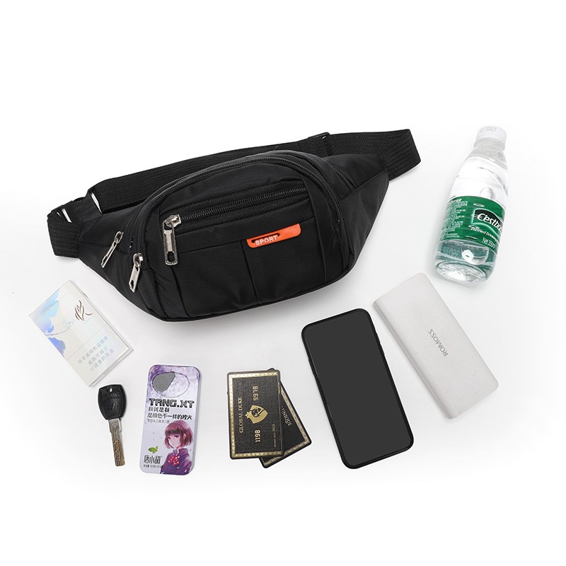 Men’s Waterproof Mobile Waist Bag Multifunctional Fanny Pack Bag Large Capacity