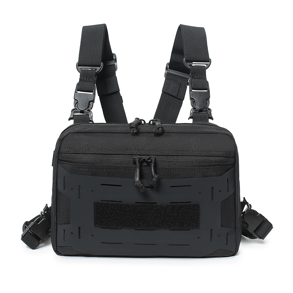 Men’s Tactical Chest Bag Hiking Hunting Cycling Bag Molle Vest EDC Pack Backpack
