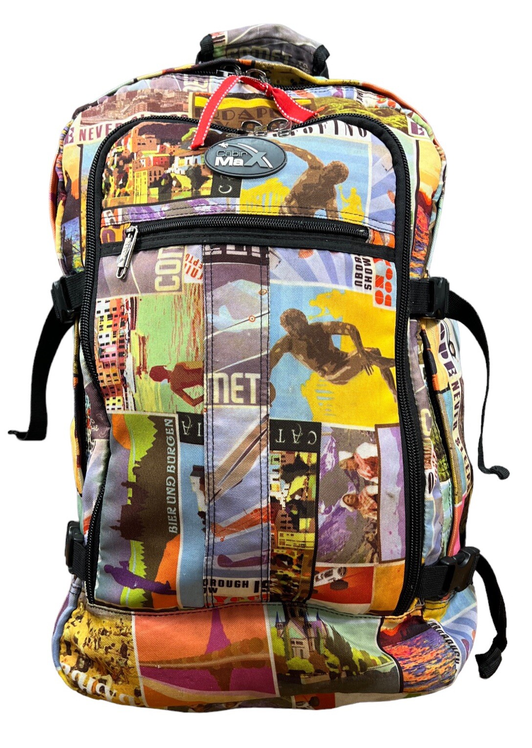 Cabin MAX Soft XL Backpack Trave All Over Graphic Theme 21 X 12 X 7 In