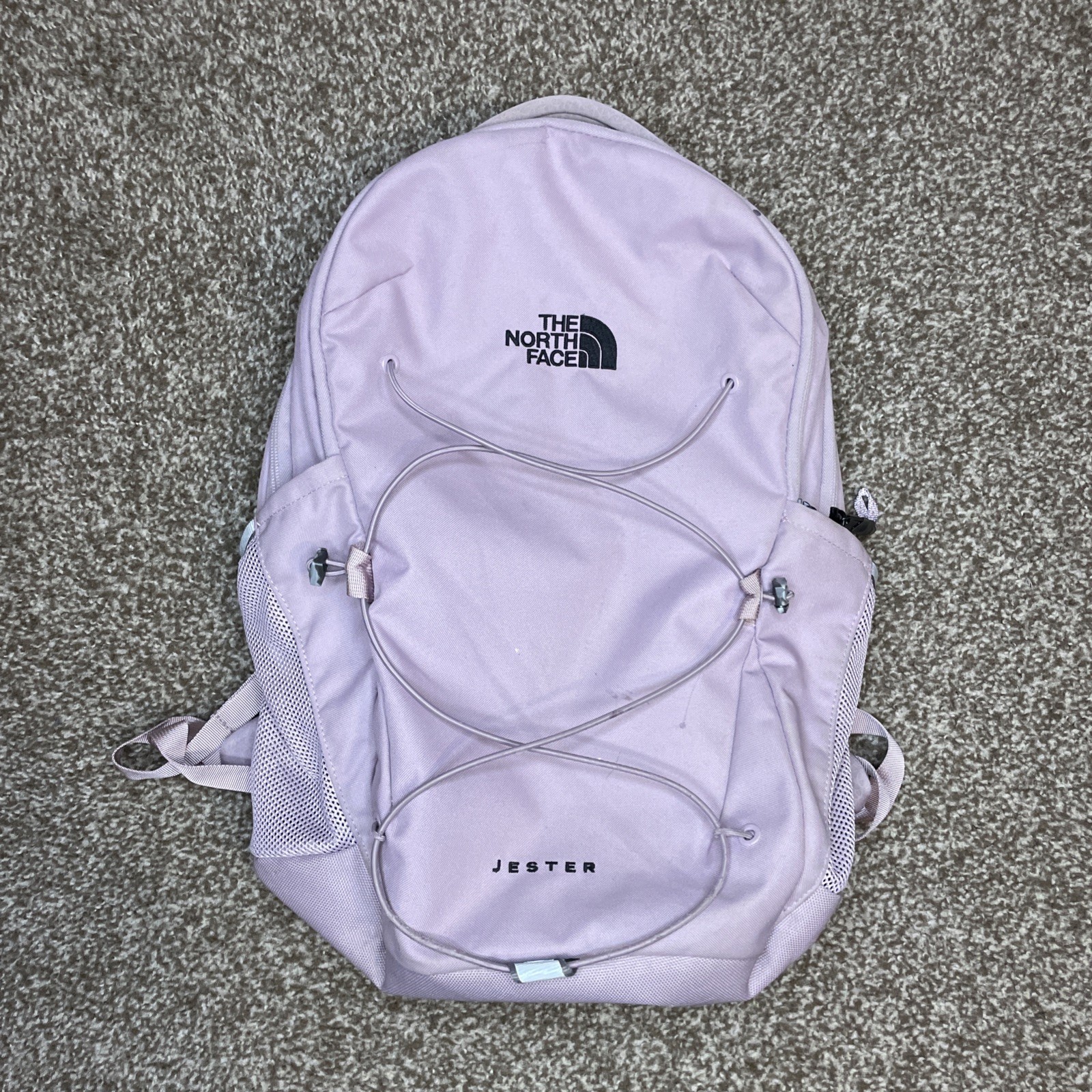 The North Face Jester Backpack Laptop Carrier Overnight Travel Book Bag Purple