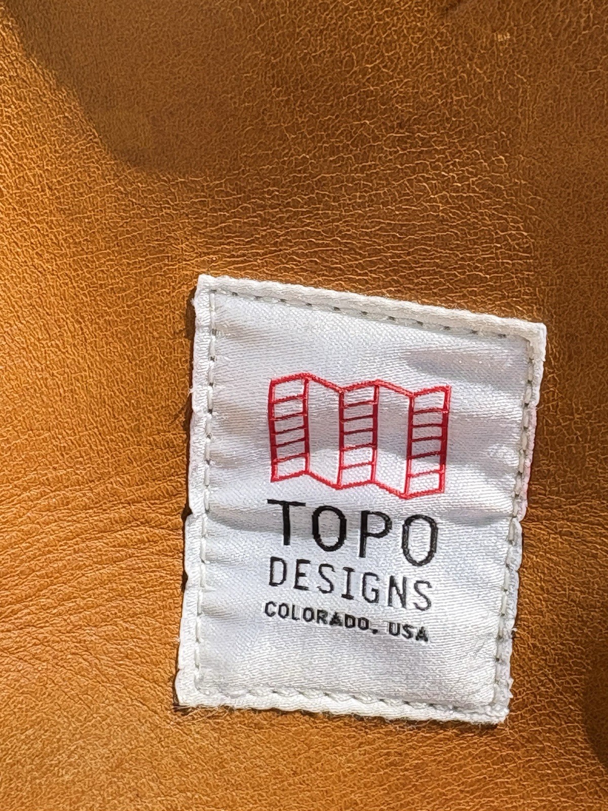 TOPO Design Klettersak Backpack Navy Leather USA Made Cordura Daypack 25 L