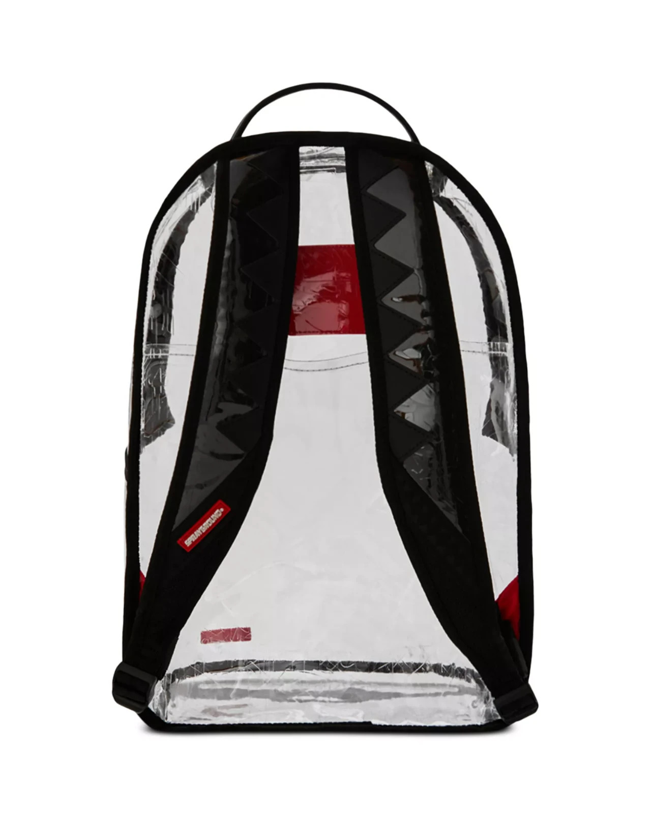 Sprayground Embossed Graff Clear Backpack🔥New PVC Bookbag Large School Bag