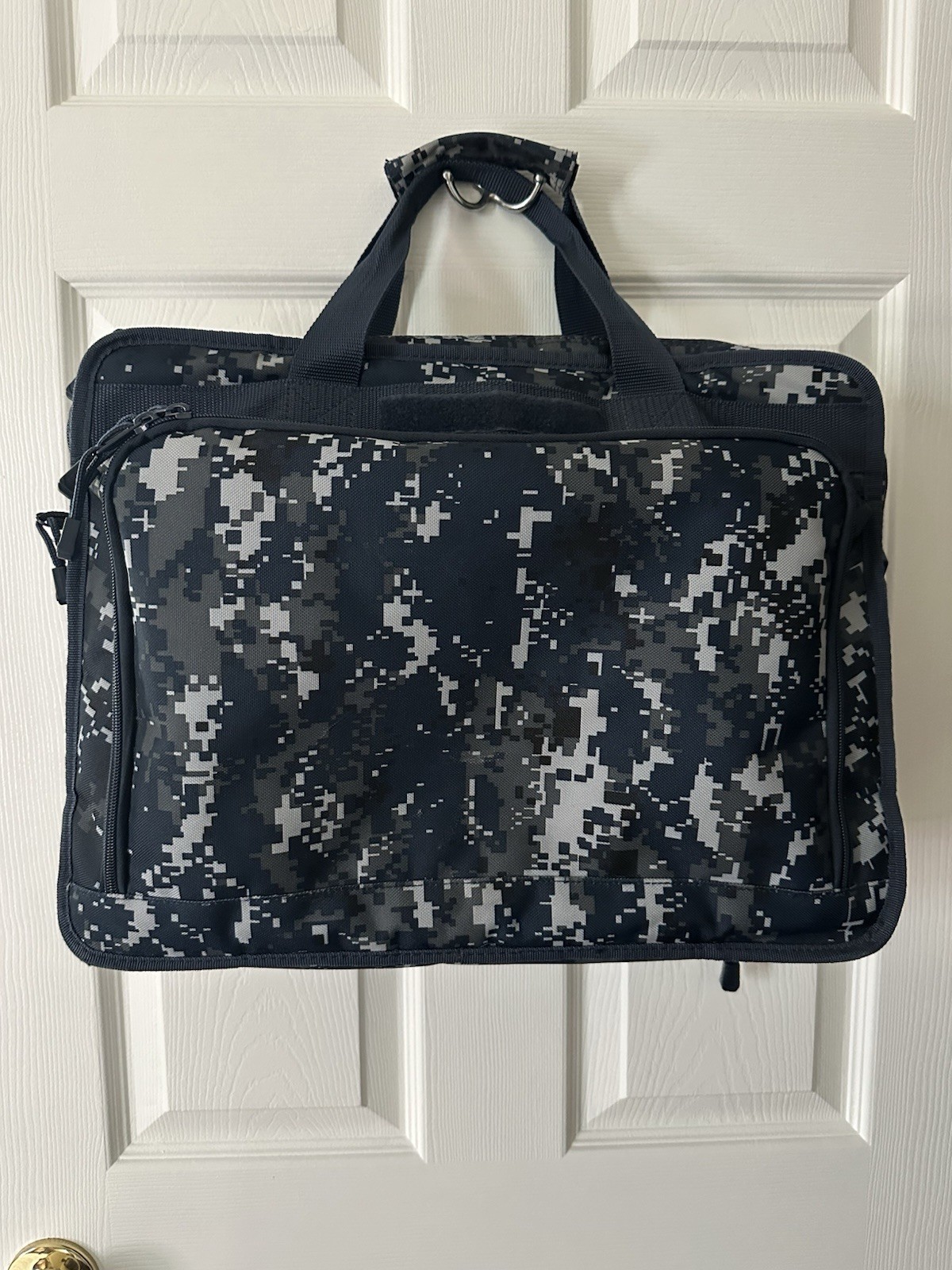 Digital Camouflage Tactical Laptop Bag Navy Camo