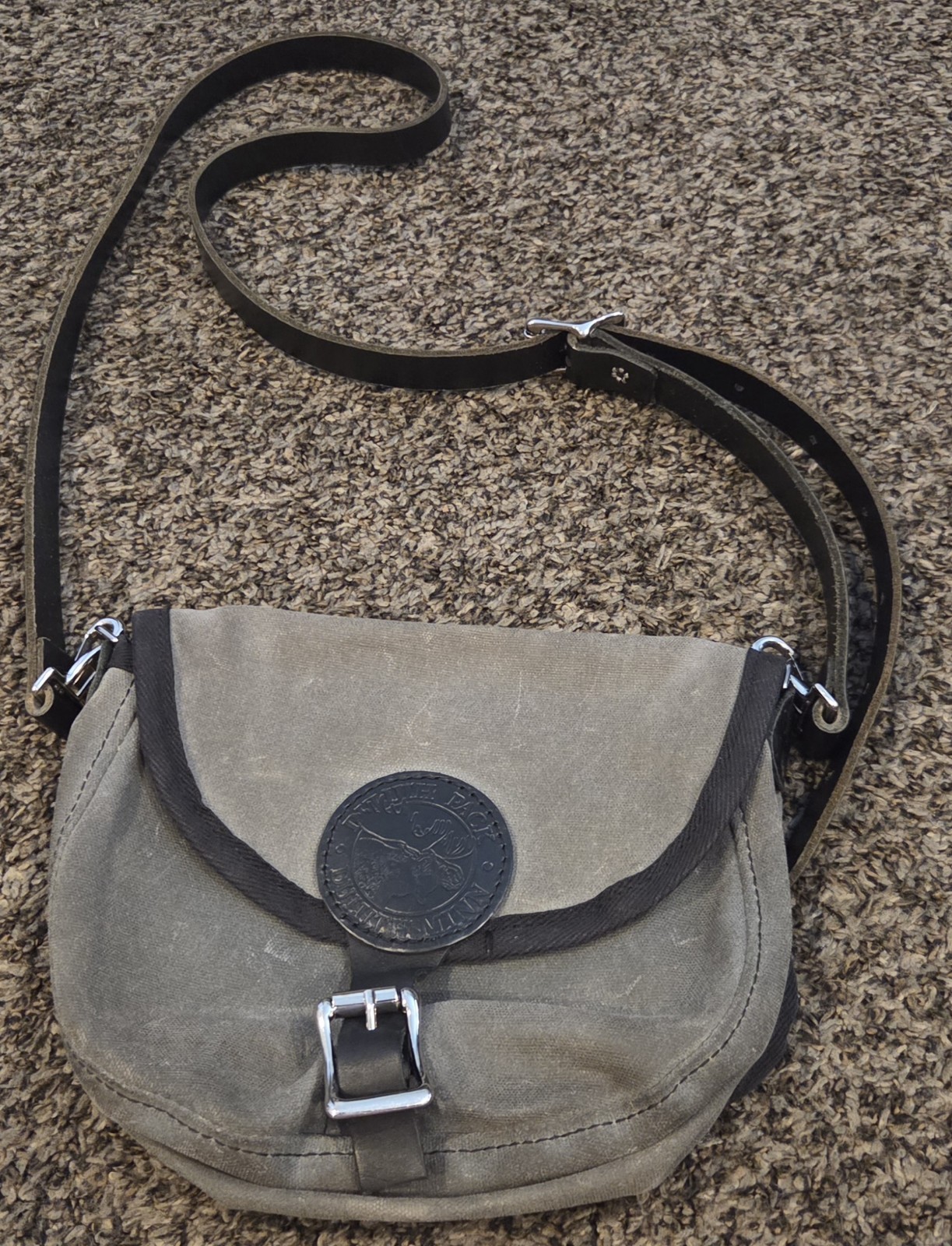 Duluth Pack Gray Canvas