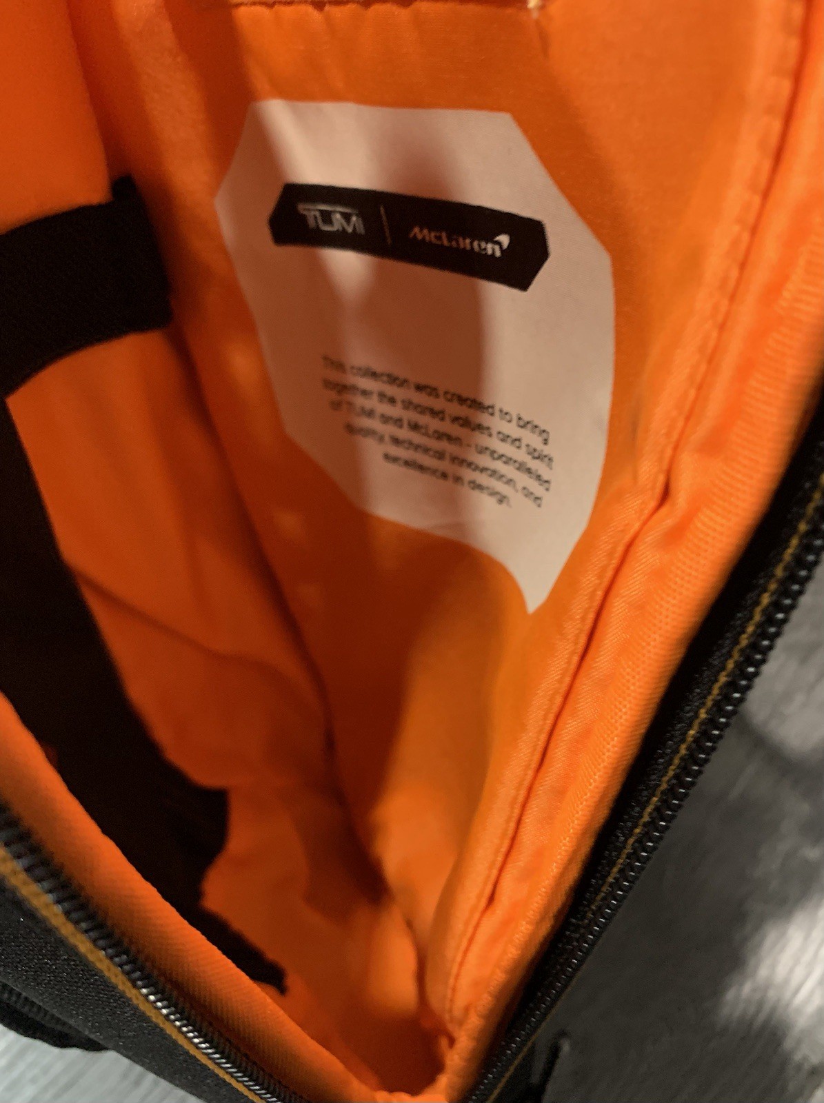 Tumi McLaren Alpha Bravo Collaboration Sling Crossbody $450