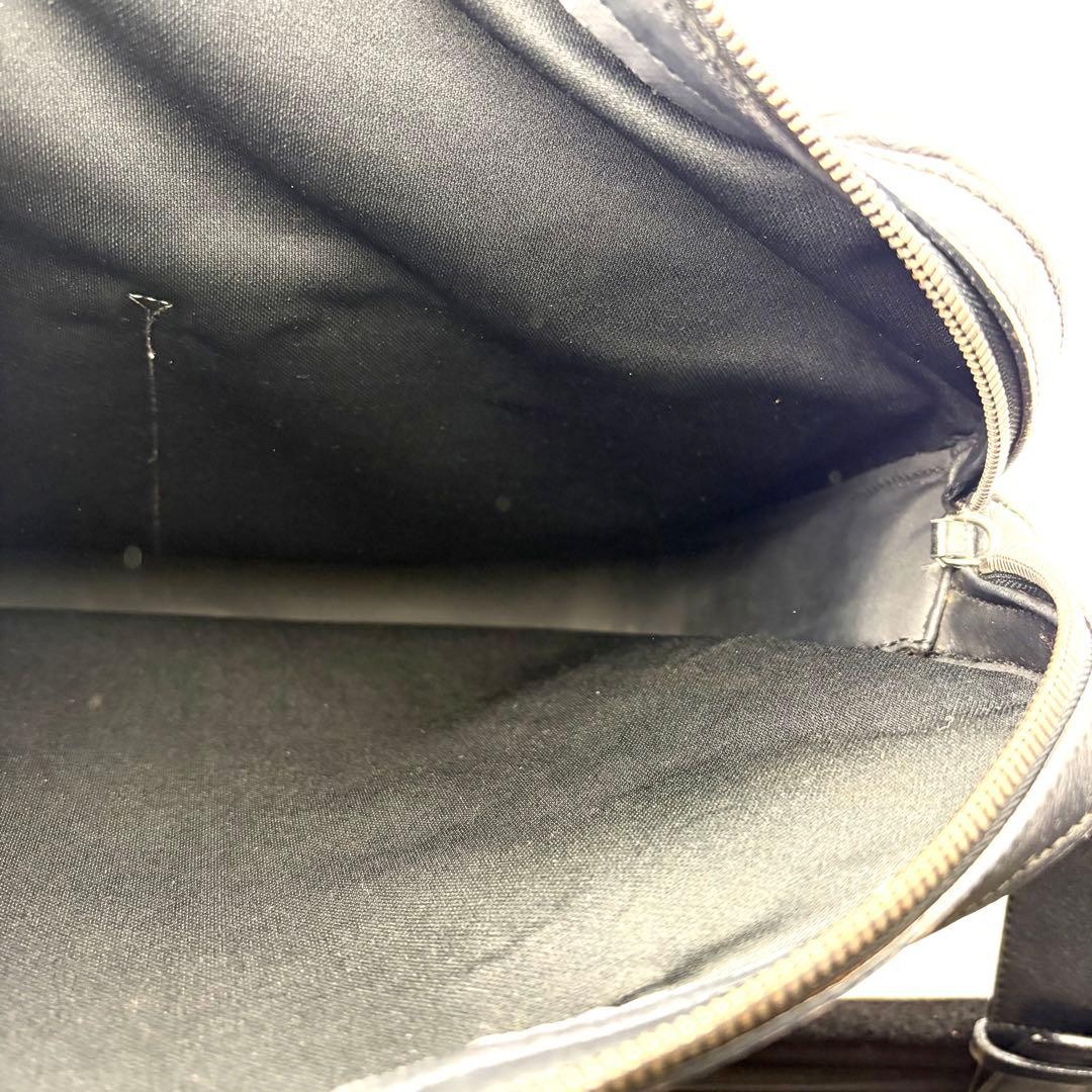 LOEWE Shoulder Bag Repeating Anagram with Pouch Leather Men Size 36x28cm