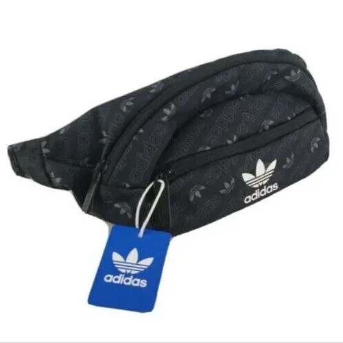ADIDAS TREFOIL Originals SPORT Waist Pack BLUE GRAY Fanny Belt CrossBody NWT $35