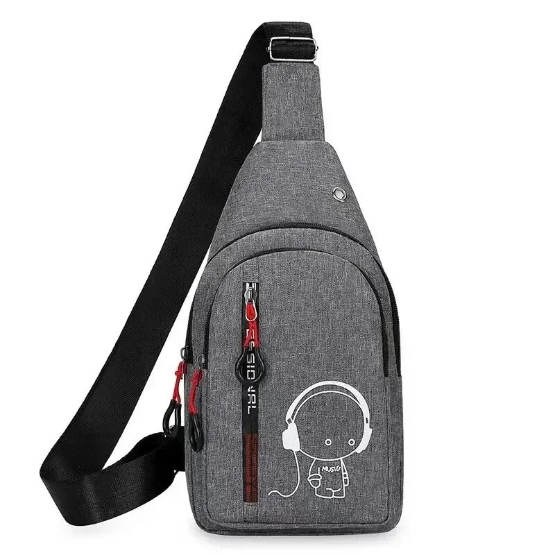 Men’s Casual Crossbody Chest Sling Bag Travel Cycling Shoulder Pack