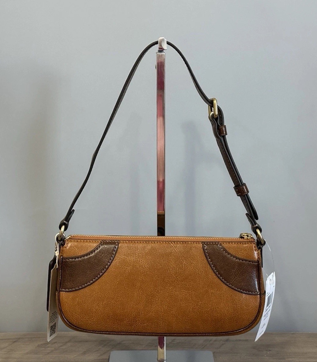 Coach Coachtopia Bowling Small Shoulder Bag Upcrafted Leather/Tan/Saddle CFB01