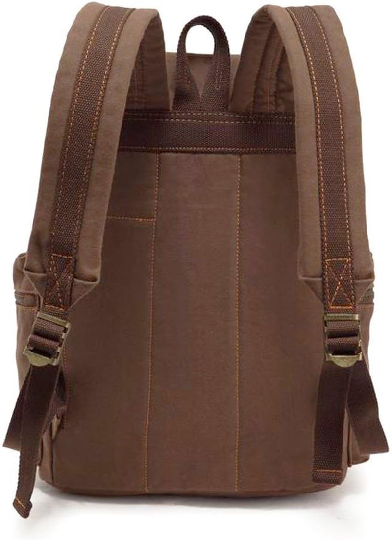 Vintage Canvas Backpack Rucksack Unisex Casual Backpack for 12-17″ Laptop Backpa