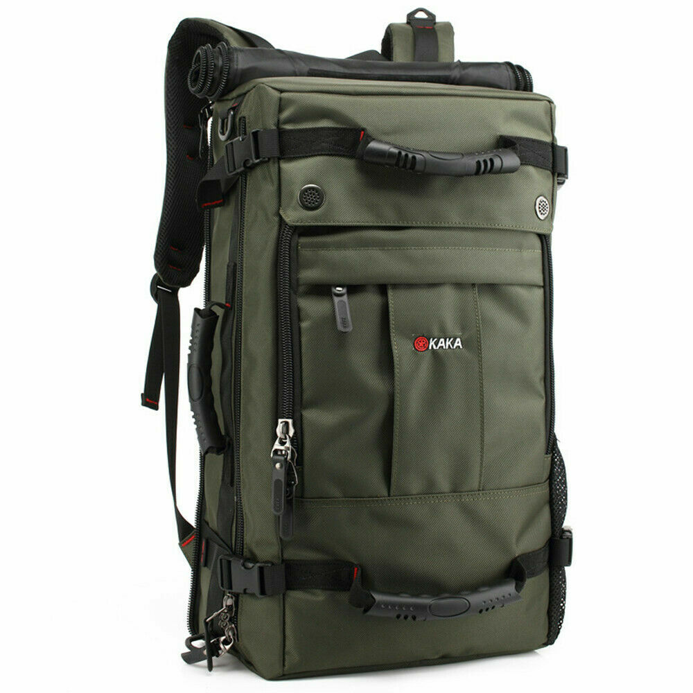 40L Large Capacity Men Shoulder Backpack Polyester Travel Messager Luggage Bag